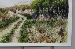 Original art for sale at UGallery.com | Among the Hills by Erika Kocsi | $500 | watercolor painting | 8' h x 12' w | thumbnail 3