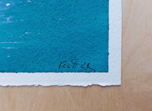 Original art for sale at UGallery.com | Azure Sea. by Erika Kocsi | $650 | watercolor painting | 20' h x 16' w | thumbnail 4