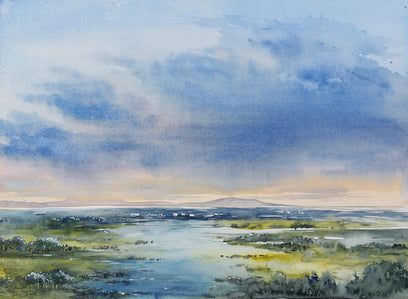 Distant Rain Clouds. by Erika Kocsi | Artwork Main Image