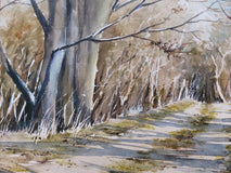 Original art for sale at UGallery.com | February Sunshine. by Erika Kocsi | $1,200 | watercolor painting | 20' h x 25' w | thumbnail 4