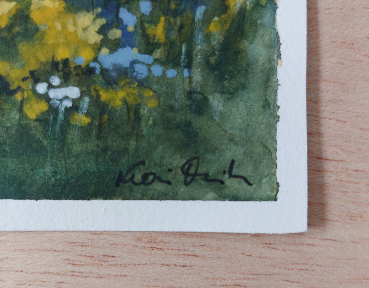 May Morning. by Erika Kocsi |  Side View of Artwork 