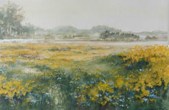 Original art for sale at UGallery.com | May Morning. by Erika Kocsi | $500 | watercolor painting | 7' h x 11' w | thumbnail 1