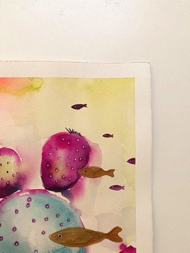 A Garden of Impossible Things by Evgenia Smirnova |  Side View of Artwork 