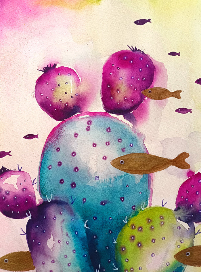 A Garden of Impossible Things by Evgenia Smirnova |  Closeup View of Artwork 