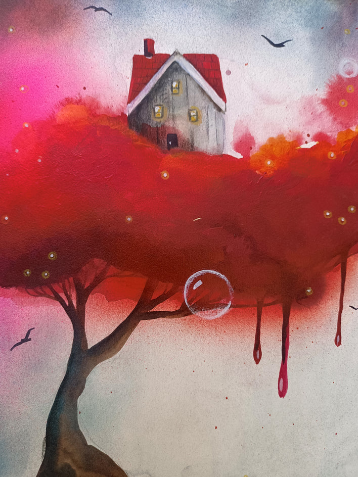 A Place Between Worlds by Evgenia Smirnova |  Closeup View of Artwork 