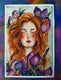 Original art for sale at UGallery.com | In Bloom of Dreams by Evgenia Smirnova | $700 | mixed media artwork | 23' h x 15' w | thumbnail 3