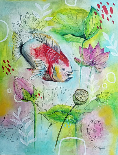 Japanese Lake by Evgenia Smirnova | Artwork Main Image