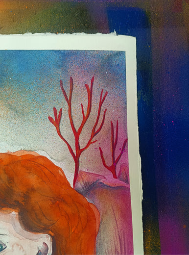 The Keeper of the Red House by Evgenia Smirnova |  Side View of Artwork 