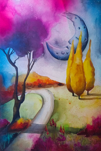 The Sleeping Moon by Evgenia Smirnova |  Artwork Main Image 