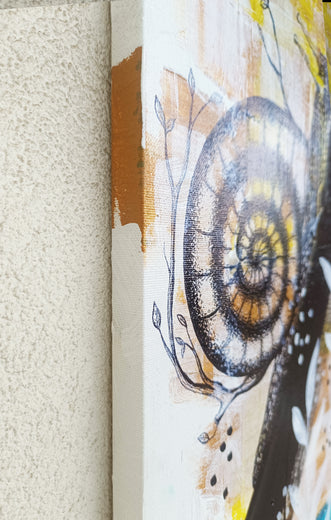 The Snail by Evgenia Smirnova |  Side View of Artwork 