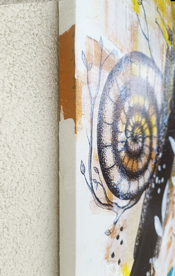 The Snail by Evgenia Smirnova |  Side View of Artwork 