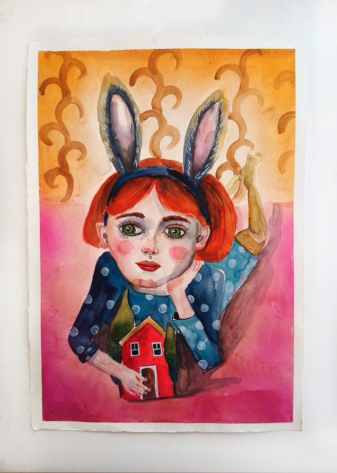 Whisper of Childhood by Evgenia Smirnova |  Context View of Artwork 