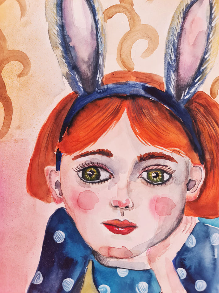 Whisper of Childhood by Evgenia Smirnova |  Closeup View of Artwork 