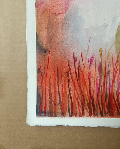 Whisper of the Dawn by Evgenia Smirnova |  Side View of Artwork 