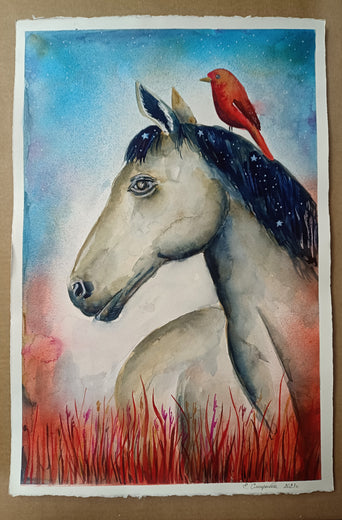 Whisper of the Dawn by Evgenia Smirnova |  Context View of Artwork 