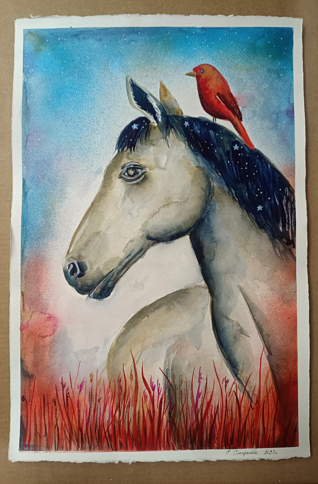 Whisper of the Dawn by Evgenia Smirnova |  Context View of Artwork 