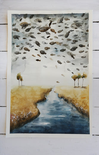 Above the River by Evgenia Smirnova |  Context View of Artwork 