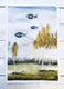Original art for sale at UGallery.com | Birch Wood by Evgenia Smirnova | $600 | watercolor painting | 23' h x 15' w | thumbnail 3
