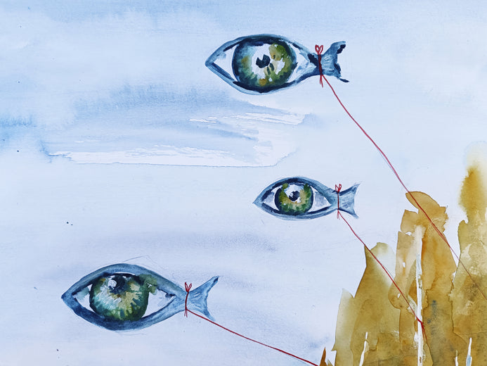 Birch Wood by Evgenia Smirnova |   Closeup View of Artwork 