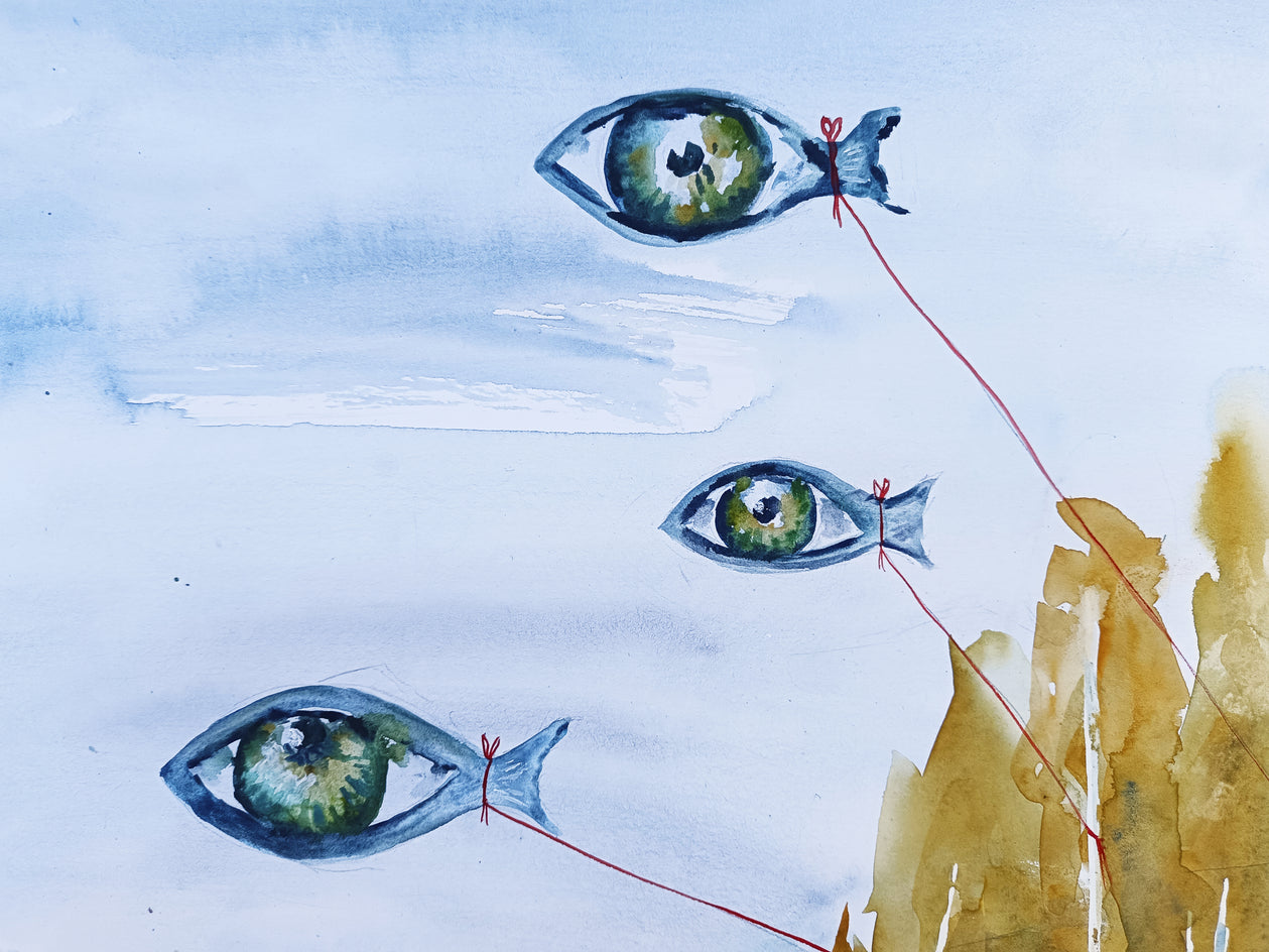 Birch Wood by Evgenia Smirnova |  Closeup View of Artwork 