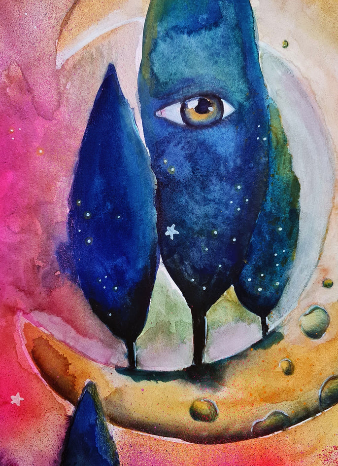 Guardian of Dreams by Evgenia Smirnova |  Closeup View of Artwork 