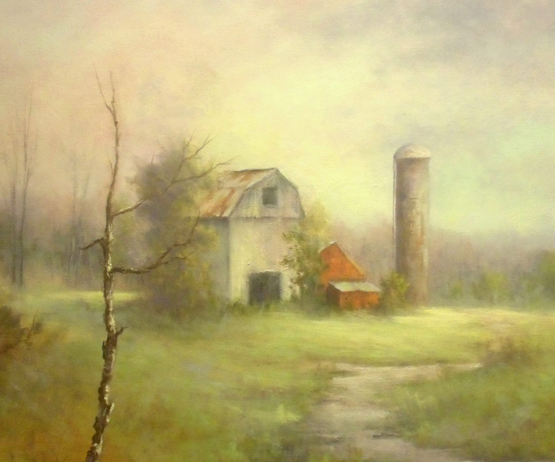 Looking Back by Gail Greene |  Closeup View of Artwork 