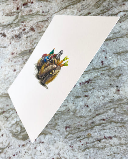 Favorite by Diane Flick |  Side View of Artwork 