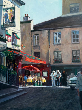 Original art for sale at UGallery.com | Arm in Arm by Faye Vander Veer | $2,600 | oil painting | 20' h x 16' w