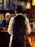 Original art for sale at UGallery.com | I Think You Should Tell Her by Faye Vander Veer | $1,575 | oil painting | 12' h x 12' w | thumbnail 4