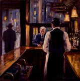 Original art for sale at UGallery.com | I Think You Should Tell Her by Faye Vander Veer | $1,575 | oil painting | 12' h x 12' w | thumbnail 1