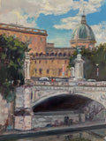 Original art for sale at UGallery.com | Memories of Rome by Faye Vander Veer | $4,375 | oil painting | 24' h x 30' w | thumbnail 4