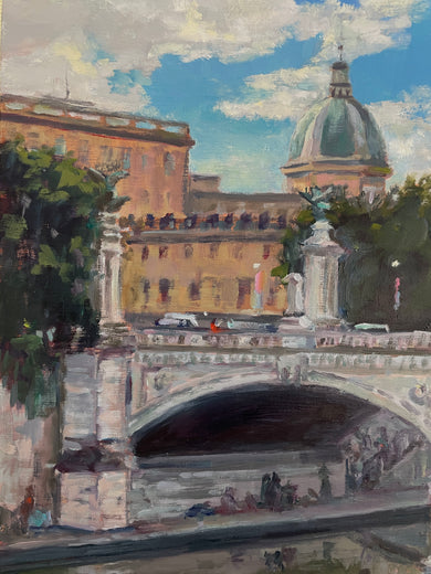 Memories of Rome by Faye Vander Veer |   Closeup View of Artwork 