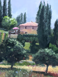 Original art for sale at UGallery.com | Memories of Tuscany by Faye Vander Veer | $1,050 | oil painting | 11' h x 14' w | thumbnail 4