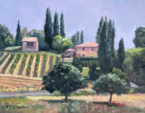 Original art for sale at UGallery.com | Memories of Tuscany by Faye Vander Veer | $1,050 | oil painting | 11' h x 14' w