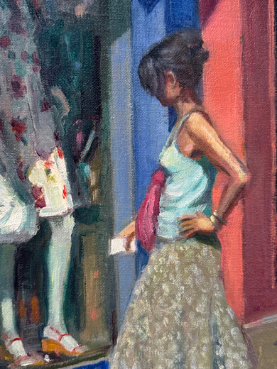 The Perfect Dress by Faye Vander Veer |   Closeup View of Artwork 