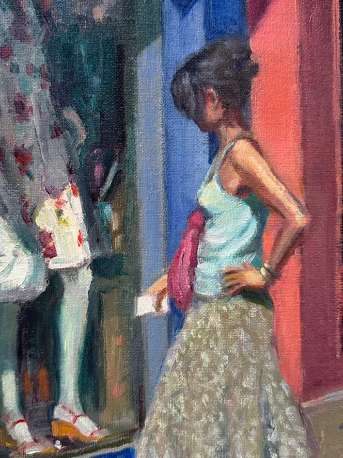 The Perfect Dress by Faye Vander Veer |  Closeup View of Artwork 