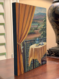 Original art for sale at UGallery.com | View from a Tuscan Villa by Faye Vander Veer | $1,050 | oil painting | 12' h x 9' w | thumbnail 2