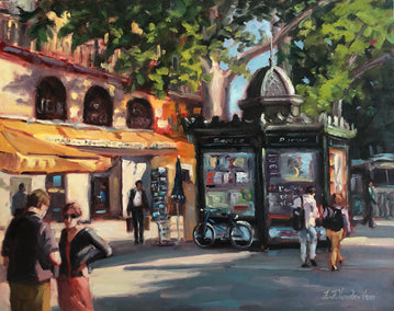 oil painting by Faye Vander Veer titled Where Do We Go from Here