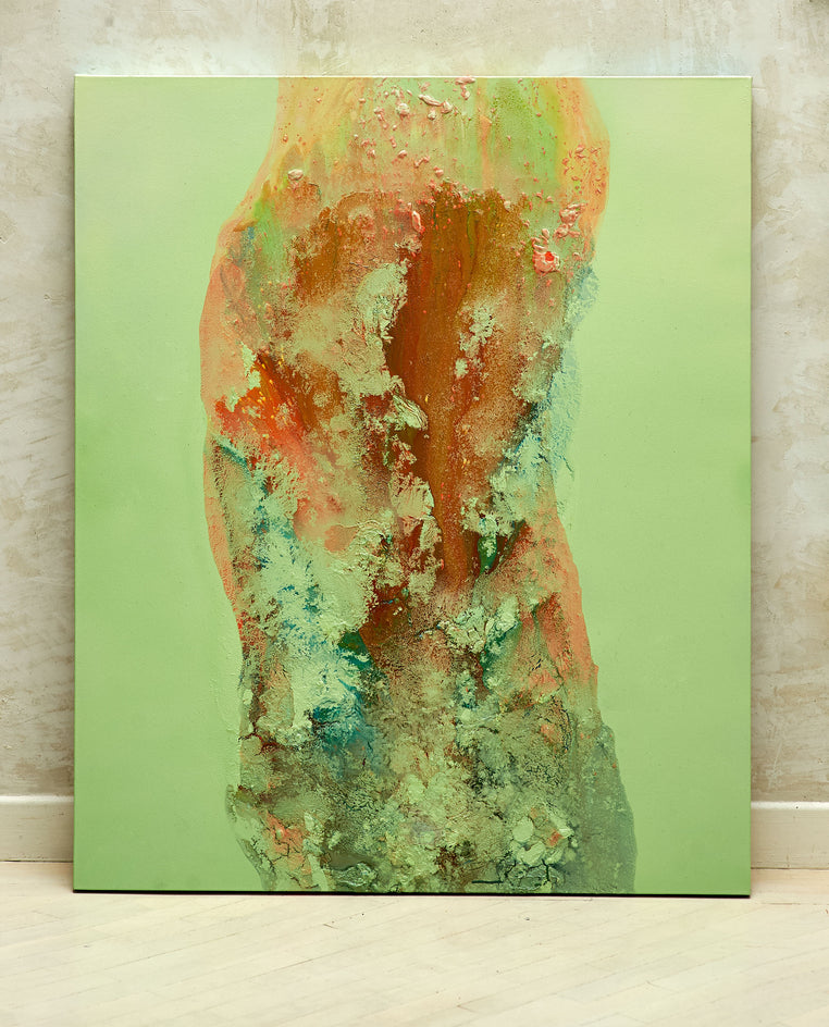 Absttacción en Verde by Fernando Bosch |  Context View of Artwork 