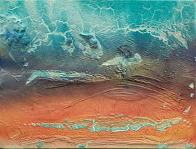 Original art for sale at UGallery.com | Amanecer by Fernando Bosch | $2,250 | mixed media artwork | 19.6' h x 25.5' w