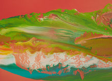 Original art for sale at UGallery.com | Colada Esmeralda by Fernando Bosch | $8,500 | mixed media artwork | 39.37' h x 47.24' w | thumbnail 4