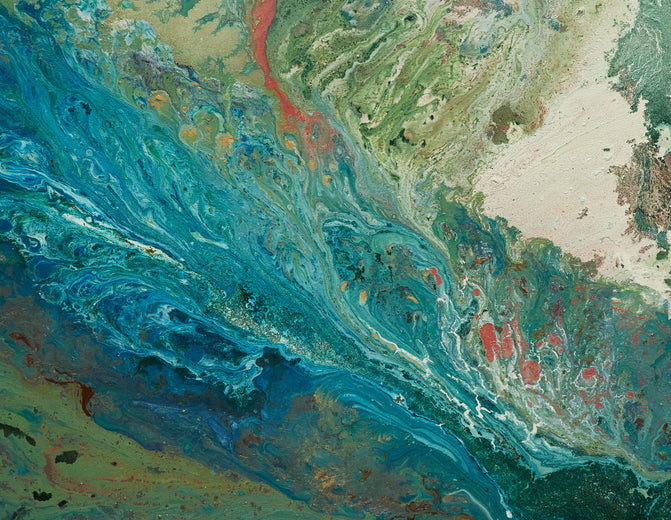 Corriente Eterna by Fernando Bosch |   Closeup View of Artwork 