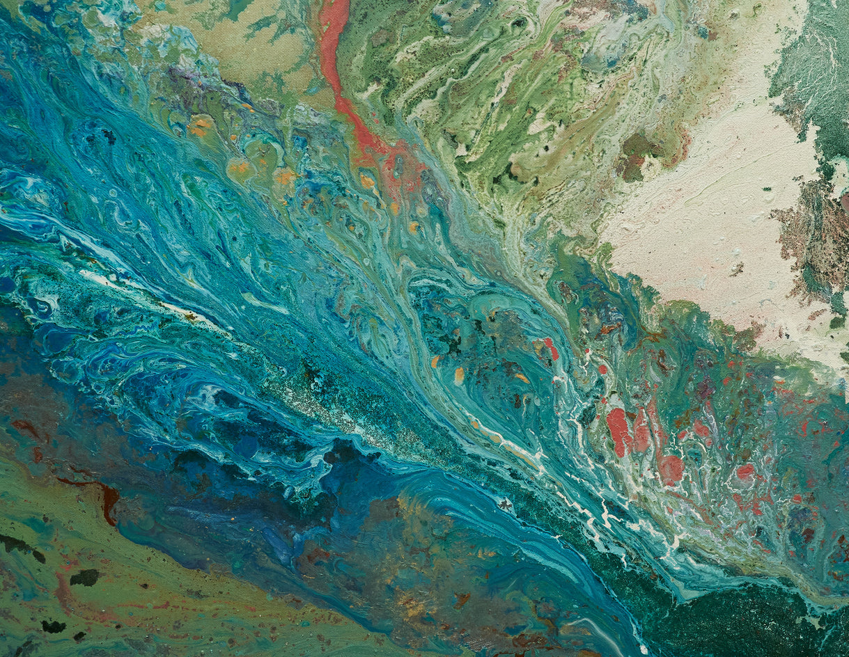 Corriente Eterna by Fernando Bosch |  Closeup View of Artwork 