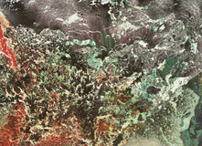 Original art for sale at UGallery.com | Corriente Ignea by Fernando Bosch | $2,325 | mixed media artwork | 27.9' h x 35.4' w | thumbnail 4