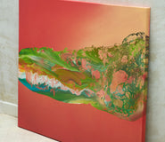 Original art for sale at UGallery.com | Ecos de la Tierra by Fernando Bosch | $5,400 | mixed media artwork | 39.3' h x 47.2' w | thumbnail 2