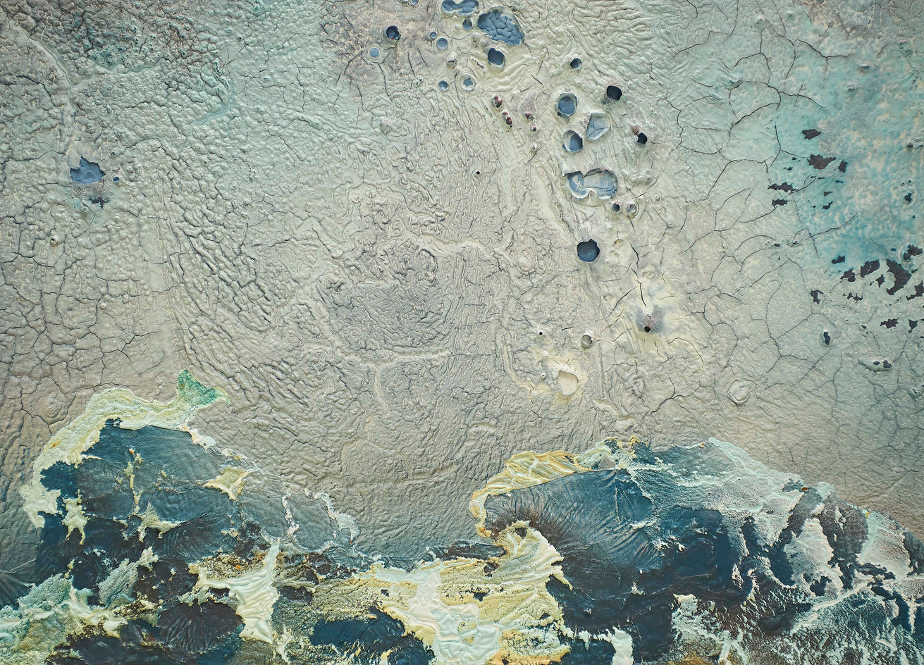 El Bufadero de las Salinas by Fernando Bosch |  Closeup View of Artwork 