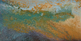 Original art for sale at UGallery.com | El Hilo Invisible by Fernando Bosch | $2,550 | mixed media artwork | 23.62' h x 47.24' w