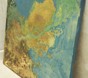 Original art for sale at UGallery.com | Gran Canaria by Fernando Bosch | $2,525 | mixed media artwork | 31.8' h x 39.3' w | thumbnail 2