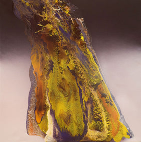 mixed media artwork by Fernando Bosch titled Manto de Lava