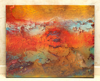 Original art for sale at UGallery.com | Memoria Del Color by Fernando Bosch | $5,250 | mixed media artwork | 31.5' h x 39.3' w | thumbnail 3